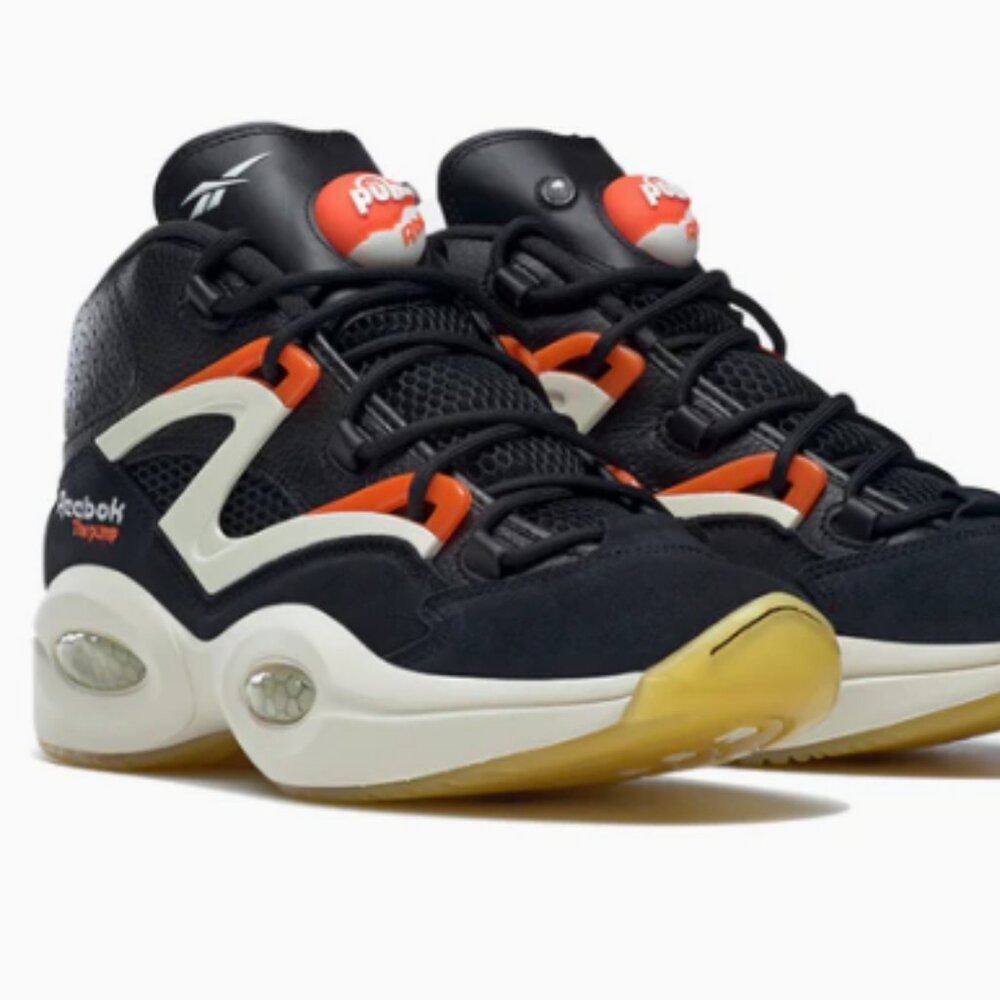 Reebok Question Pump Pump Omni Lite Black White Multi H06496 Men's 7.5-12